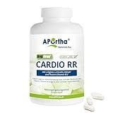 APOrtha® Cardio RR L-Arginin + L-Citrullin + Kalium + Herzvitamin Vitamin B1, 240 vegane Kapseln, für 1 Monat in Clean Label Qualität, glutenfrei, allergenfrei, laktosefrei, zuckerfrei