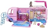 Barbie FBR34 - Super Abenteuer Camper, Puppen Camping Wohnwagen mit Zubehör, Mädchen Spielzeug ab 3 Jahren [Exklusiv bei Amazon], Large