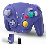 miadore Wireless NGC Controller, 2.4GHz NGC Switch online Controller kompatibel mit Gamecube/Switch/Windows PC/MAC OS/Raspberry Pi, L