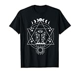 mystisches und magisches allsehendes Auge esoterik und Tarot T-Shirt