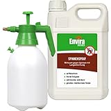 Envira Spinnen-Spray - Anti-Spinnen-Mittel Mit Langzeitwirkung - Geruchlos & Auf Wasserbasis - 5 Liter + 2L Drucksprüher