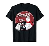 Coca-Cola Holiday Cheers Polar Bear Circle Logo T-Shirt