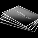 AtHaus Acrylglas 2-10 mm Zuschnitt Scheibe Transparent Glasklar Materialstärke und Größe Wählbar Premium (2 mm, 1300 x 300 mm)