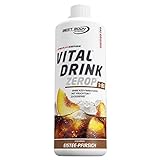 Best Body Nutrition Vital Drink ZEROP - Eistee-Pfirsich, Original Getränkekonzentrat - Sirup - zuckerfrei, 1:80 ergibt 80 Liter Fertiggetränk, 1000 ml