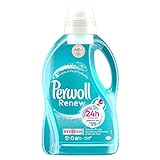 Perwoll Renew Refresh Flüssigwaschmittel (24 Wäschen), Hygiene Waschmittel für Weiß- und Buntwäsche, mit geruchsneutralisierender Formel für intensive Frische