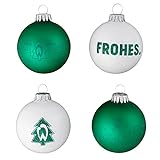 SV Werder Bremen Weihnachtskugeln, Christbaumschmuck 4er-Set 22-83032