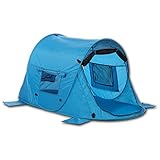 Outdoorer Kinder-Strandmuschel & Reisebett Zack Premium Baby, UV 80, selbstaufbauend, 3 F