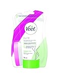 Veet Dusch-Haarentfernungscreme Silky Fresh, Schnelle & Effektive Haarentfernung für unter der Dusche, 1 X 150 ml Tube Mit Schwamm , 150ml(1er Pack) , { Verpackung kann abweichen }