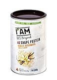 IAM® 4K Shape Protein I Vanille 390 g I Mehrkomponenten-Pulver aus 4 Proteinquellen I Hoher Proteingehalt & wenig Zucker I Protein Pulver für den Muskelaufbau und eine aktive Lebensweise