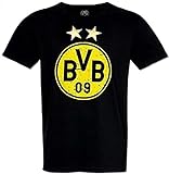 Borussia Dortmund Logo T-Shirt (M, schwarz)