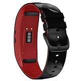 DAIKMZ Smartwatch-Armbänder für Samsung Gear Fit 2 Pro Armband Silikon Fitness Watch Armband Gear Fit2 Pro SM-R360 Verstellbares Armband Uhrenarmband (Farbe: Rot Schwarz)