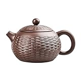 L.J.JZDY Teekanne Chinesisch Yixing Teekanne Große Kapazität Lila Ton Xishi Filter Teekanne Schönheit Wasserkocher Roher Erz Handgemachte Tee Set