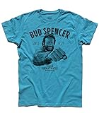 3stylershop T-Shirt Herren Bud Spencer - Vintage Fighter - Blau, XX-Large