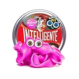 Intelligente Knete - Das Original! Monster Pinky mit Glubschaugen - Leuchtet im Dunkeln - Kinderknete und Therapieknete in einem - Besser als jeder Stressball! (Standard-Dose, 80g)