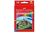 Faber-Castell 120112 Buntstifte, mehrfarbig, 12 Stück