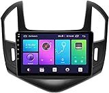 LINGJIE Auto Stereo Navi für Chevrolet Cruze 2013-2015 Head Unit GPS-Navigation Spiegelverbindung Eingebautes Carplay SWC 4G WiFi BT USB,8 core 4G+WiFi 4+64G