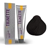 TRINETTE Hair Color Cream No 5 Light Chestnut - Haarfarbe Creme Nr. 5 Helle Kastanie - 100ml Coloration Creme