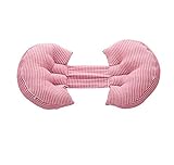 Baumwolle Schwangere Frauen Kissen U-Typ Kissen Taille zur Bauchseite Schlafkissen Baumwolle Schwangere Frau Kissen