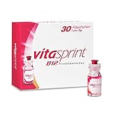 Vitasprint B12 Trinkfläschchen – Arzneimittel mit hochdosiertem Vitamin B12 und Eiweißbausteinen für geistige und körperliche Energie – 1 x 30 Trinkfläschchen
