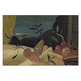 Ltt-Ydd-Ccl André Derain Fruit on a Tablecloth Canvas Paintings Poster Office for Living Room Bedroom Wall Decorations Can Be Used As Gifts in Various Holidays(ungerahmt,(20 x 30 cm