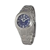 TIME FORCE Unisex Erwachsene Analog Quarz Uhr mit Edelstahl Armband TF2582M-02M