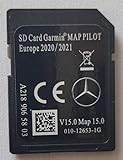 SD-Karte GPS Mercedes Garmin Map Pilot Europe 2020-2021 - STAR1 - V15 - A2189065803