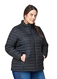 Zizzi Große Größen Damen Jacke mit Reißverschluss und Taschen Gr 46-48 Schwarz