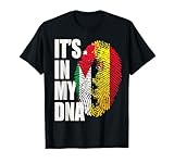 Spanien und Jordanien DNA Heritage Flag T-S