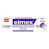 elmex Zahnpasta Zahnschmelz Professional, 75 ml - Zahncreme stärkt und schützt den Zahnschmelz, schützt vor Säureangriffen