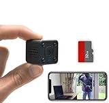 KUUS. C2 Mini WLAN Kamera live übertragung Handy App | Mini WiFi Kamera | Drahtlose Überwachungskamera mit App, Ton / Bewegungserkennung und Nachtsicht | Babyphone mit Kamera | Mini Cam 1080P Full HD