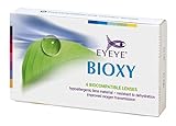 EYEYE Bioxy Monatslinsen, sphärische Kontaktlinsen, weich, 6 Stück BC 8.6 mm/DIA 14.2 (-1,00)