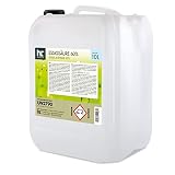 Höfer Chemie 10 L Essigsäure 60% - optimaler Reiniger und Entkalker - Premium Qualität Made in Germany - frisch abgefü
