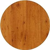 Werzalit / hochwertige Tischplatte/Pinie/runde Form 60 cm/Bistrotisch/Bistrotische/Gartentisch/Gastronomie