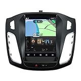 YUNTX Android 10 Autoradio Passt für Ford Focus (2010-2014) - [2G+32G] - KOSTENLOSE Rückenkamera & Canbus &Map - GPS 2 Din -Unterstützt DAB/Lenkradsteuerung/WiFi/Bluetooth 5.0 / Carplay/IPS