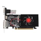 VBESTLIFE 1 GB Grafikkarte, DDR3 64 Bit GPU, 500 MHz PCIE 2.0 16X Gaming-Grafikkarte, Desktop-Computer-Grafikkarte mit HDMI-, VGA- und DVI-Anschlü