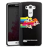 DeinDesign Silikon Hülle kompatibel mit LG G3 Case schwarz Handyhülle Powerpuff Girls Offizielles Lizenzprodukt Fanartikel