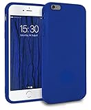 MyGadget Silikon Hülle für Apple iPhone 6 Plus / 6s Plus - robuste Schutzhülle TPU Case Slim Silikonhülle Back Cover Ultra Kratzfest Handyhülle matt Königsblau