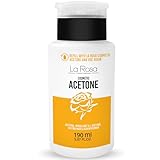 LaRosa ACETON Nagellackentferner in Pumpflasche 190ml Entferner für Nagellack, Nail Gel, Acryl, Nagelkleber und Tipp