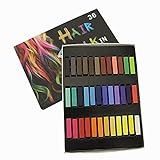 Haarkreide-Set mit 36 Farben für den Heimgebrauch, ungiftig, auswaschbar, Pastellfarben