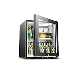 QINGZHUO Kühlschrank,Retro-Kühlschrank,Getränkekühlschrank Glastür,Büro Home Getränkekühlschrank.