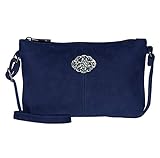 Schuhmacher Trachtentasche Dirndltasche kleine Umhänge-Tasche Kunst-Leder dunkel-blau