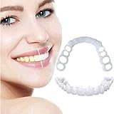 fikujap Wunderschönes Lächeln Temporäre Zahnersatz, aus hochwertigem Silikon 3 Paare