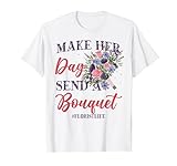 Florist Flower Bouquet Floral Designer Zitat T-Shirt