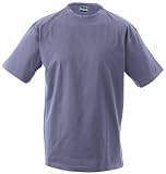 James & Nicholson Jungen Junior Basic Rundhals T-Shirt, Rosa (Lilac), X-Large (Herstellergröße: XL (146/152))