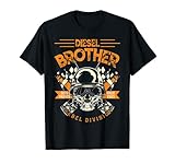 Diesel Brother für Biker und Trucker Motorradfahrer T-Shirt