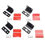 Cleverly Engineered, Strong Magnets That Fit The Bill For All Your For Ultra Thin For Door Needs In One Package (Black 4pcs)