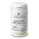 Ana Maria Lajusticia – Lebertran – 90 Kapseln für die Versorgung mit Vitamin A, D und E sowie Omega-3-Fettsäuren. Menge für 30 Einnahmetage.
