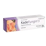KadeFungin 3, Vaginalcreme gegen Scheidenpilz - mit 3 Applikatoren, ideal auch zur Partnerbehandlung, 20g