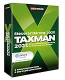 Lexware Taxman 2021 für das Steuerjahr 2020|Minibox|Übersichtliche Steuererklärungs-Software für Arbeitnehmer, Familien, Studenten und im Ausland Beschäftigte|Standard|1|1 Jahr|PC|Disc