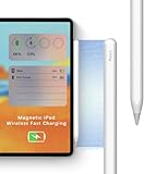 GeePencil iPad Stylus Eingabestift Ultraleichter Eingabestift mit Ersatzspitze, Magnetische Schnellladung, Handflächen-Ablehnungsfunktion